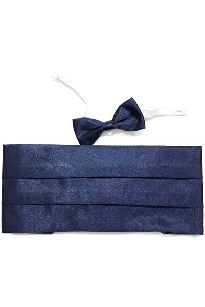 Güler Erkek Çocuk Saten Papyon Kuşak Takım