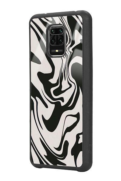 Spoyi حافظة هاتف لامعة بتصميم Triptrance لهاتف Xiaomi Redmi Note 9 Pro - 9s