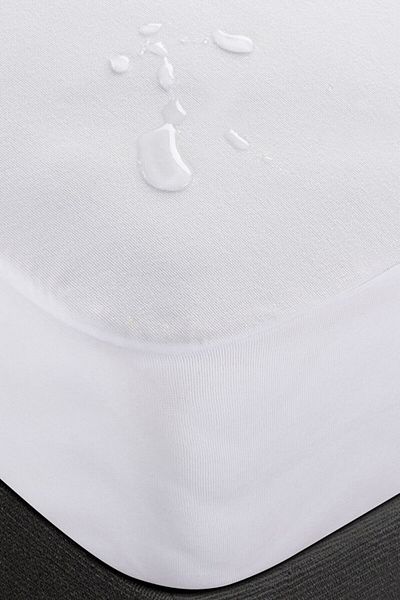 Madame Blue White Liquid Proof Fitted Mattress Protector Mattress 120x200 cm