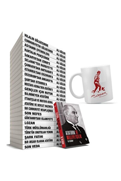 Halk Kitabevi Tarih Ve Sırları Seti - 25 Kitap Ve Atatürk Kupa Bardak