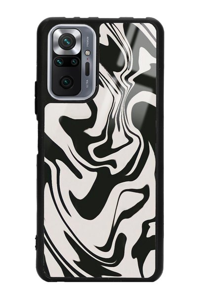 Spoyi حافظة هاتف لامعة بتصميم Triptrance لهاتف Xiaomi Redmi Note 10 Pro - Max