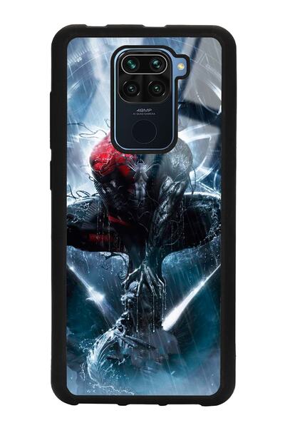 Spoyi Xiaomi Redmi Note 9 Spiderman Tasarımlı Glossy Telefon Kılıfı