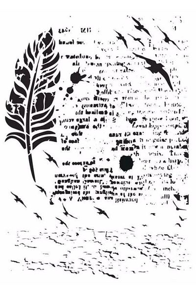 Cadence Mix Media Stencil Ma Series Ma69 21x29