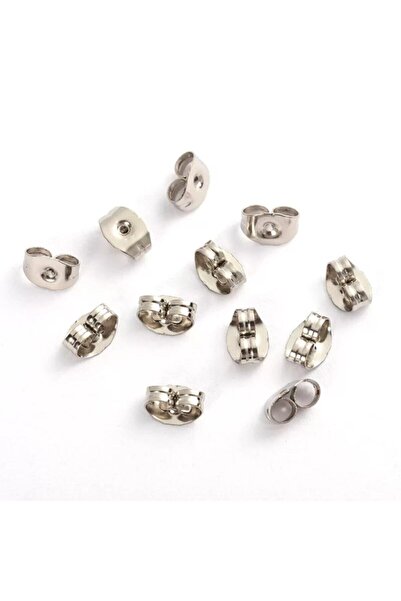 TakıConcept 30 Adet Metal Kelebek Küpe Pistonu Küpe Tıpası Küpe Arkalığı Küpe...