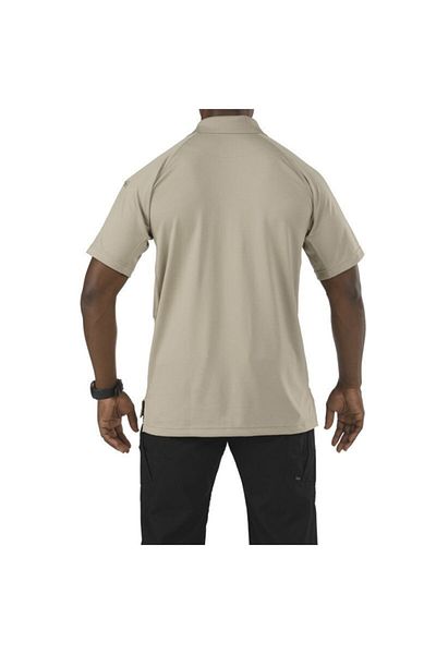 5.11 Tactical Beige Men's Polo Neck T-Shirt - Performance