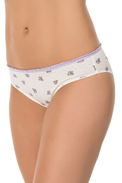 Kom Kadın Mor Lavanta 3'lü Bikini Külot 41BK20371LAVA