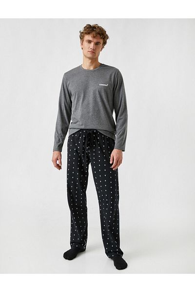 Koton Set de pijamale cu model