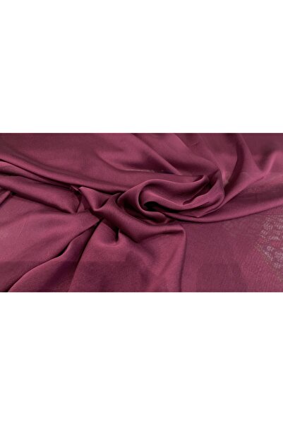 ALTUN TEKSTİL Bordo Janjan Şifon Kumaş