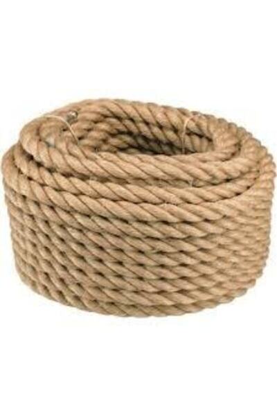 Mevsuk Dizayn 5mm 50mt Jut Halat Ip Dekoratif Hasır Ip