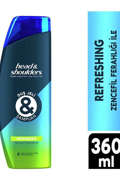 Head&Shoulders Head & Shoulders 360 ml Refreshing Shower Gel and Shampoo