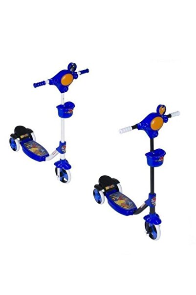 abnturk +2 Yaş 20 Kg Taşıyabilen Mavi 3 Tekerlekli Scooter
