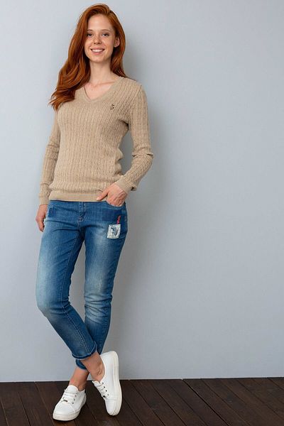 U.S. Polo Assn. Дамски пуловер G082SZ0TK.000.666010