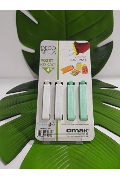 MorzaHome Küçük Poşet Klipsi 4lu X 3 Paket =toplam 12 Adet