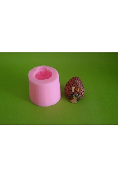 AnkaHobiMarket Kozalak Ev Silikon Kalıp