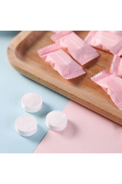 OMAC 1 Piece Disposable Travel Towel Compressed Facial Towel Wet Wipes Damp Napkin