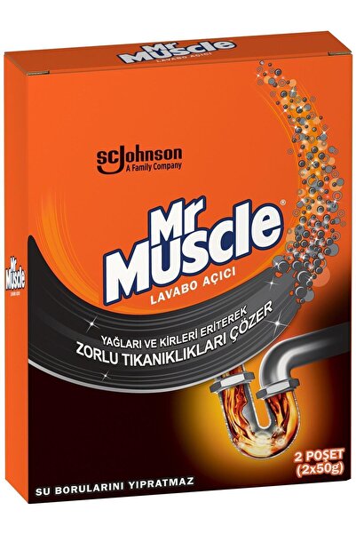Mr. Muscle Mr Muscle Granül Lavabo Açıcı 2'li Paket 2x50g