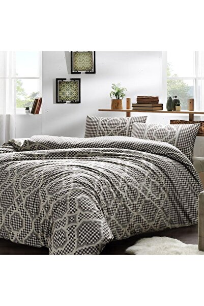 Taç Set cuvertură de pilota Ranforce dublu Evana Brown