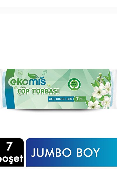 Ekomis Marka: Çöp Torbası Jumbo Boy 7'li 8680264828026 Kategori: Yüzey Temizleyici