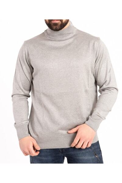 BLACK SWALLOW Мъжки пуловер от фина вълна с половин цип