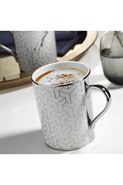 Kütahya Porselen Porcelain Coated 2 Liter Mug Mug Platinum
