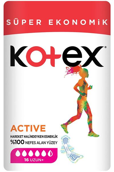 Kotex Ultra Active 16-Piece Super Economical Pack - Hygienic Pad