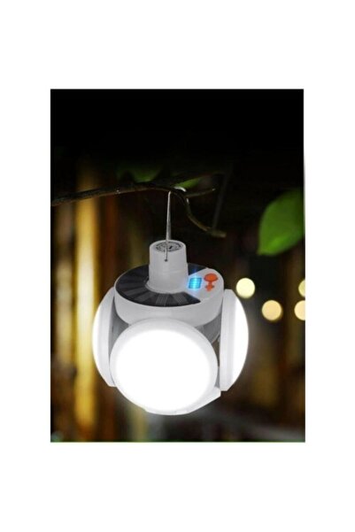 NEWSTORE HOME Solar Güneş Enerjili Ve Usb Şarjlı 5 Kanatlı Bahçe Aydınlatma L...