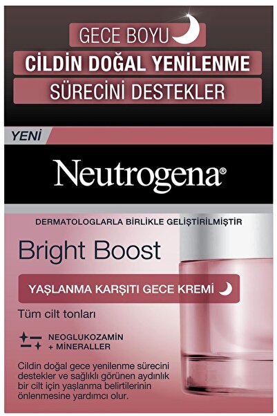 Neutrogena Bright Boost Gece Kremi 50 Ml Kategori: El Kremi