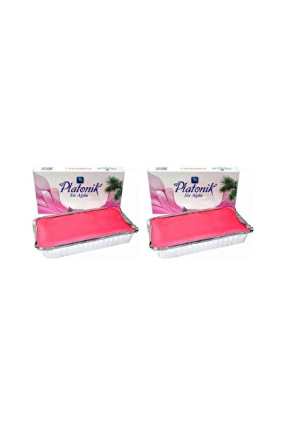 Platonik Sir Ağda Kalıp Pudralı (pembe) 400 Gr X 2 Adet