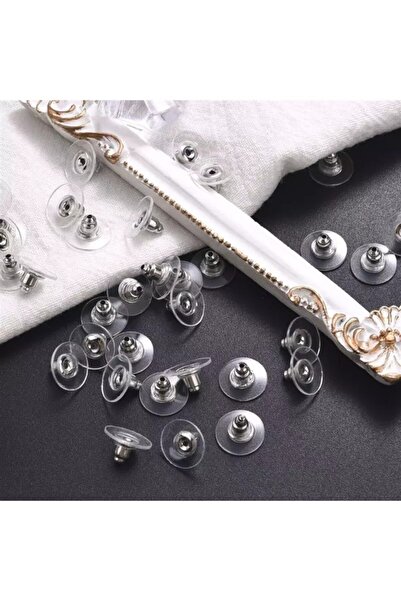 TakıConcept 30 Adet Birinci Kalite Geniş Klipsli Küpe Arkası Küpe Pistonu