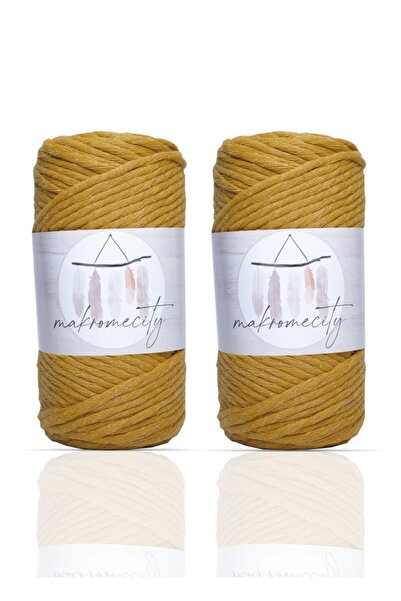 Makromecity Premium Screened Macrame Thread 3mm Single Twist Macrame Screenab...