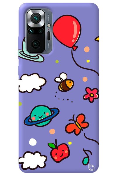 WANNA PROTECT حافظة هاتف من السيليكون لهاتف Xiaomi Redmi Note 10 Pro باللون ا...