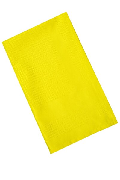 SİLVER HOME قماش تنظيف زجاجي مزخرف من الألياف الدقيقة مقاس 42 × 68 سم - أصفر