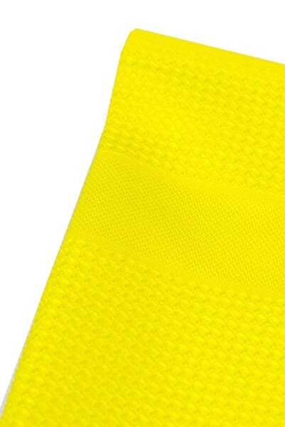 SİLVER HOME Mikrofiber 42x68cm Dekoratif Cam Temizlik Bezi - Sarı