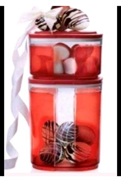Tupperware Red 2-Pack 780 ml and 1.5 Lt Storage Box