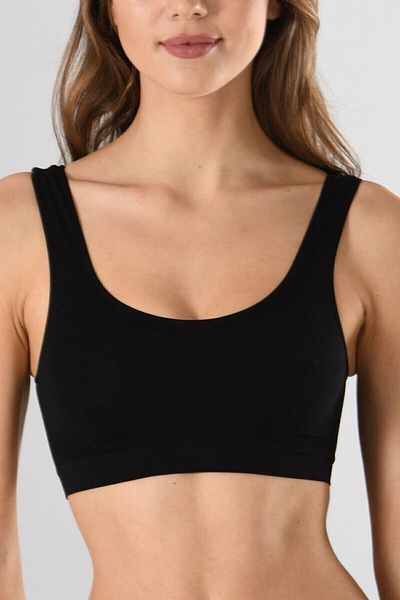Etoile Miss Fit Women's Seamless Thick Strapless Basic Bustier Knitted Wide Size Range 1501