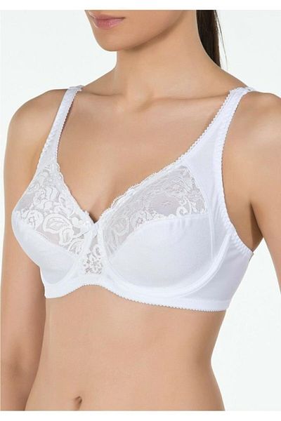 Kom Rosenna Women's Underwire Half Lace Comfortable Strapless Comfortable Bra