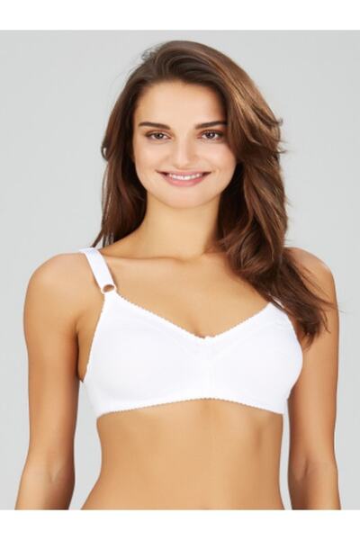 Kom Жіночий білий бюстгальтер без кісточок