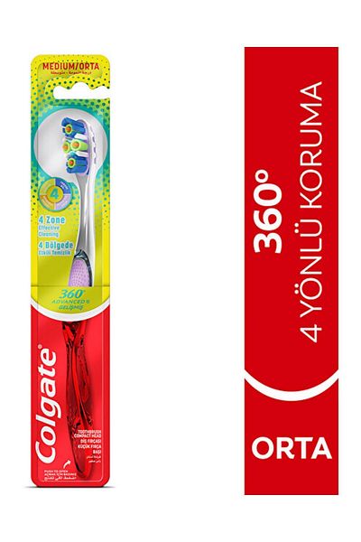 Colgate 360 Advanced 4-way Toothbrush - Protection