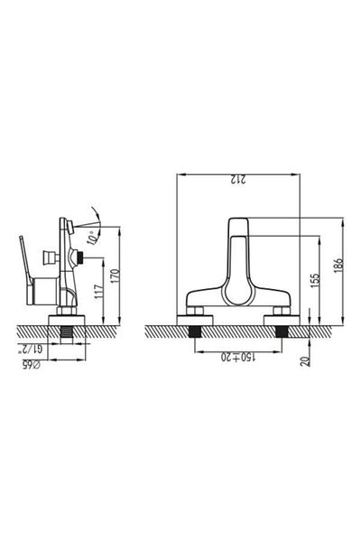 NSK Nobia Bathroom Mixer