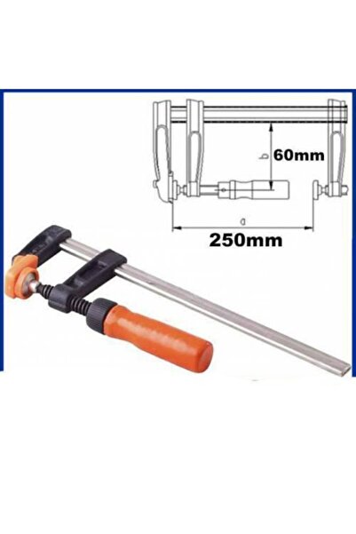 abnturk Mobilyacı Işkencesi 25cm Çelik F Tipi Mengene