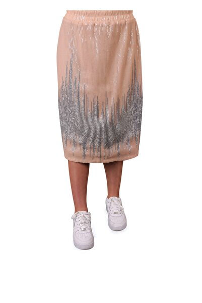 INVU OFFICIAL Kadın  Payetli Etek