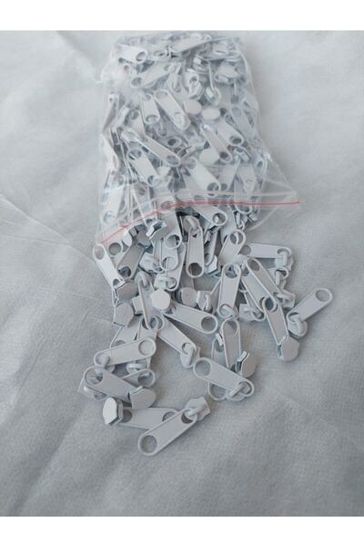 Seymen Fermuar Başlığı Beyaz (200 Adet)