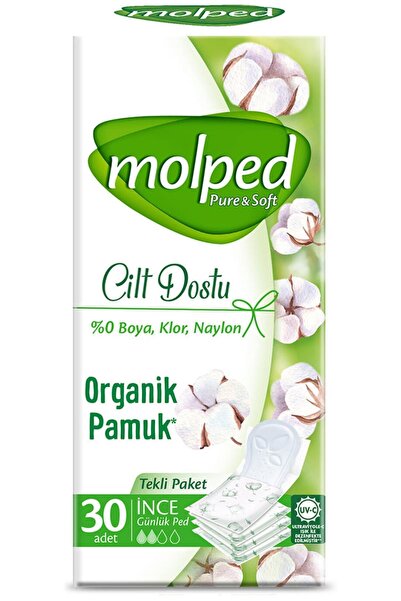Molped Daily Pad Pure & Soft Single Package 30 Pieces Thin Category: Sanitary Pad