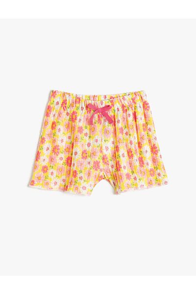Koton Girl's Yellow Women's Yellow Shorts