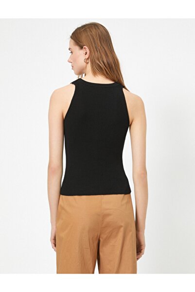 Koton Dámský černý svetr 0YAK93260OT