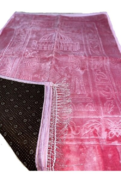 ÖZİPEK Yüksek Gramajlı Lüxs Seccade, Kalın Yumuşacık Seccade, Kaymaz Taban Parça Silikonlu Seccade