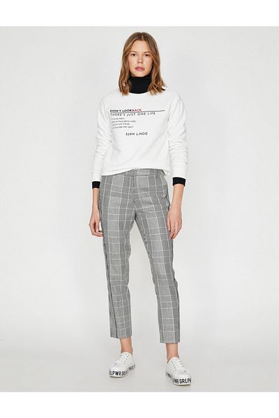 Koton Checked Trousers