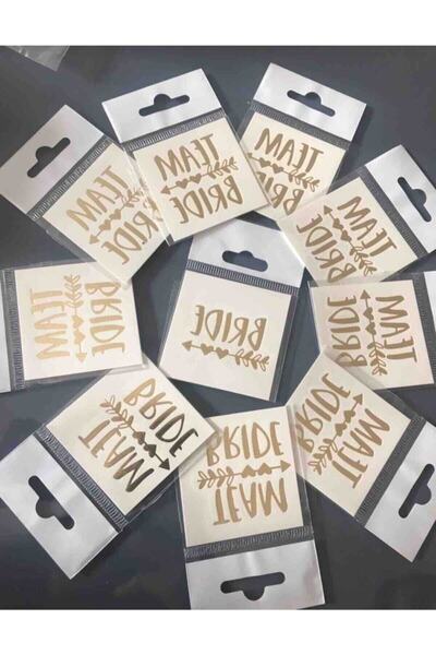 Genel Markalar Bride Dövme 10 Adet Gold