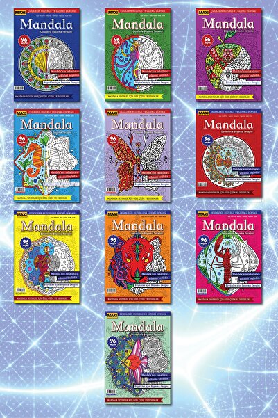 Genel Markalar Maxi mandala 10'lu Set - 10 Kitap
