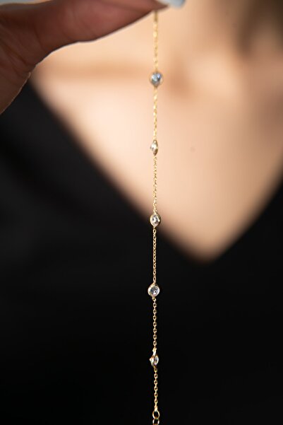 Elika Silver Kadın Taşlı 925 Ayar Gümüş Bileklik